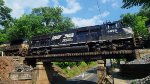 Second of three lite units on the Southern's Old Main line crosses over Campbell Ave. on its way back to Montview Yard after having delivered interchange traffic to CSX in downtown Lynchburg.